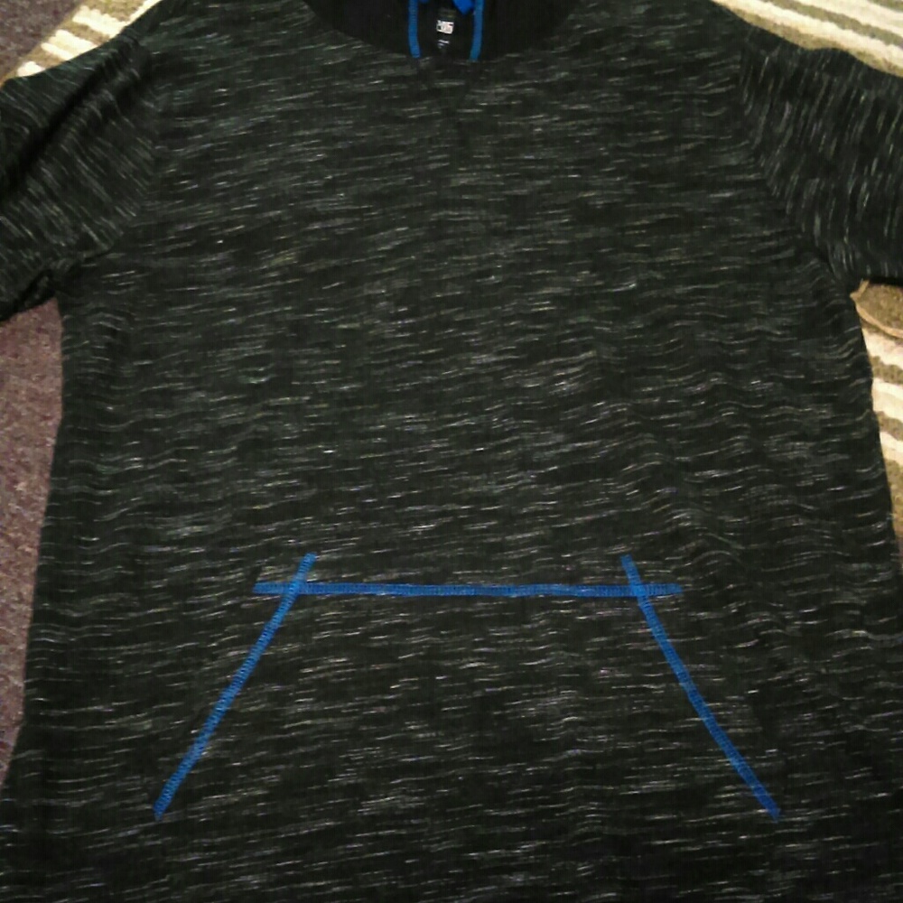 Metro one pullover shirt w/ hood and pocket pouch